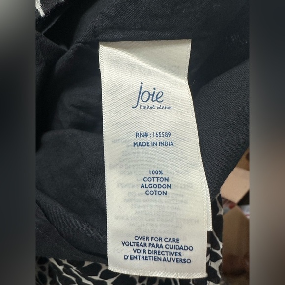 Joie Limited Edition Dress Large Black & White Floral  Maxi Retail 248 - Picture 6 of 10